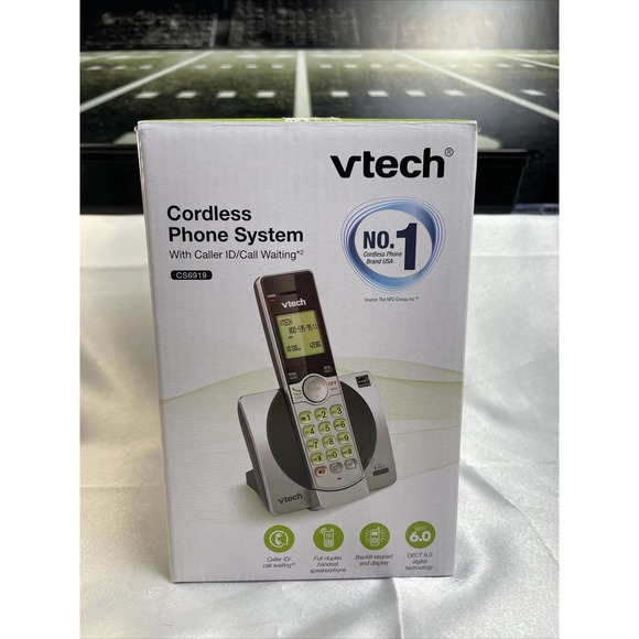 Vtech CS6919 DECT 6.0 Cordless Phone System W/ Caller ID Telephone SILVER - Picture 2 of 5